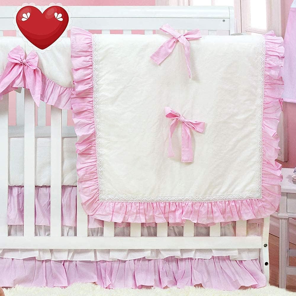 white crib blanket
