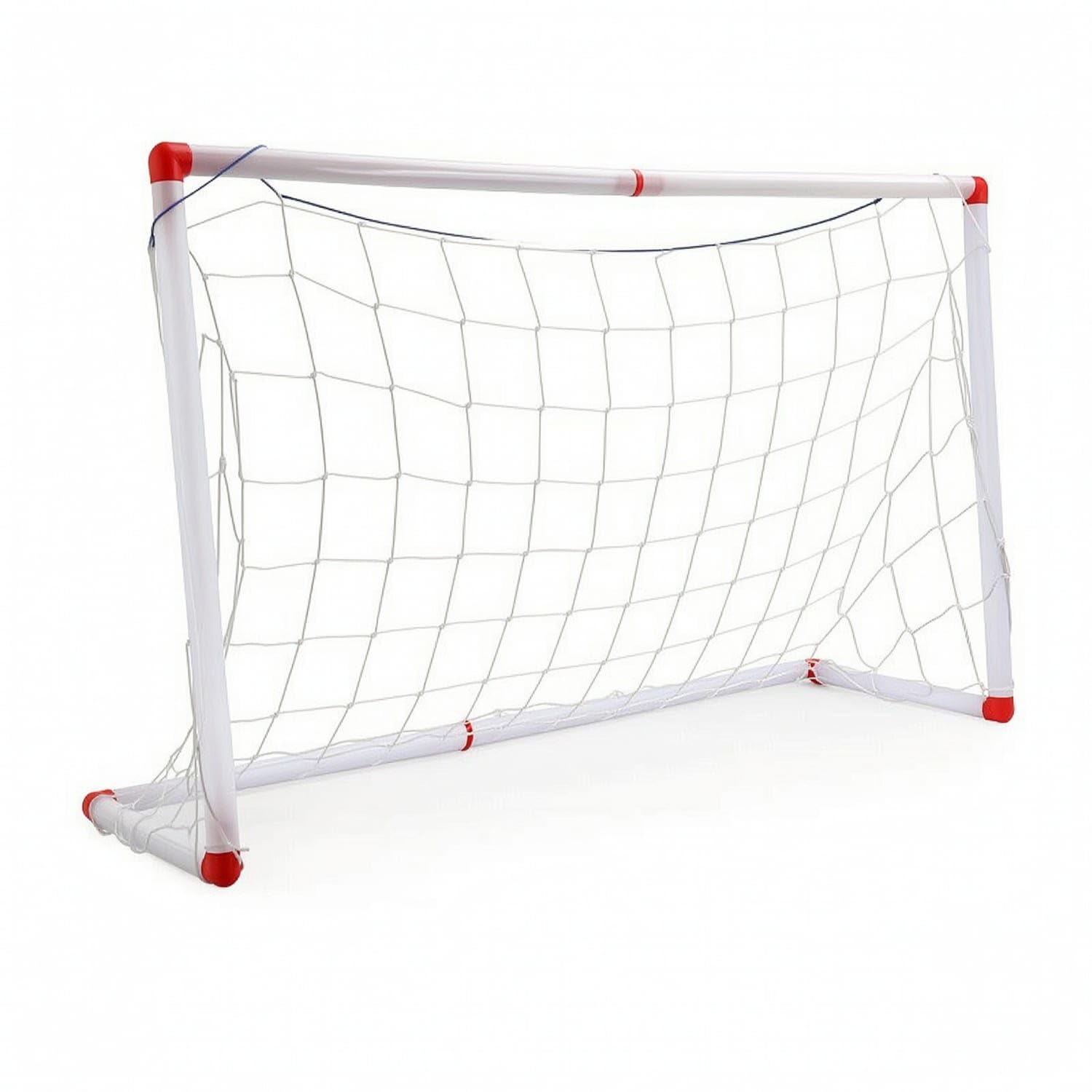 Detachable Kids Soccer Goal with Pump Easy to Assemble Soccer Goal with Ball Lightweight Toy Indoor for Toddlers, Beginners, Backyard, Garden, Playroom, Driveway, 106CM Goal B|Goals & Nets|Sp-image-17