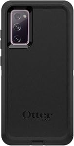 OtterBox Samsung Galaxy S20 FE 5G (FE ONLY - Not Compatible with Other Galaxy S20 Models) Defender Series Case - Black, Rugged & Durable, with Port Protection, Includes Holster Clip Kickstand