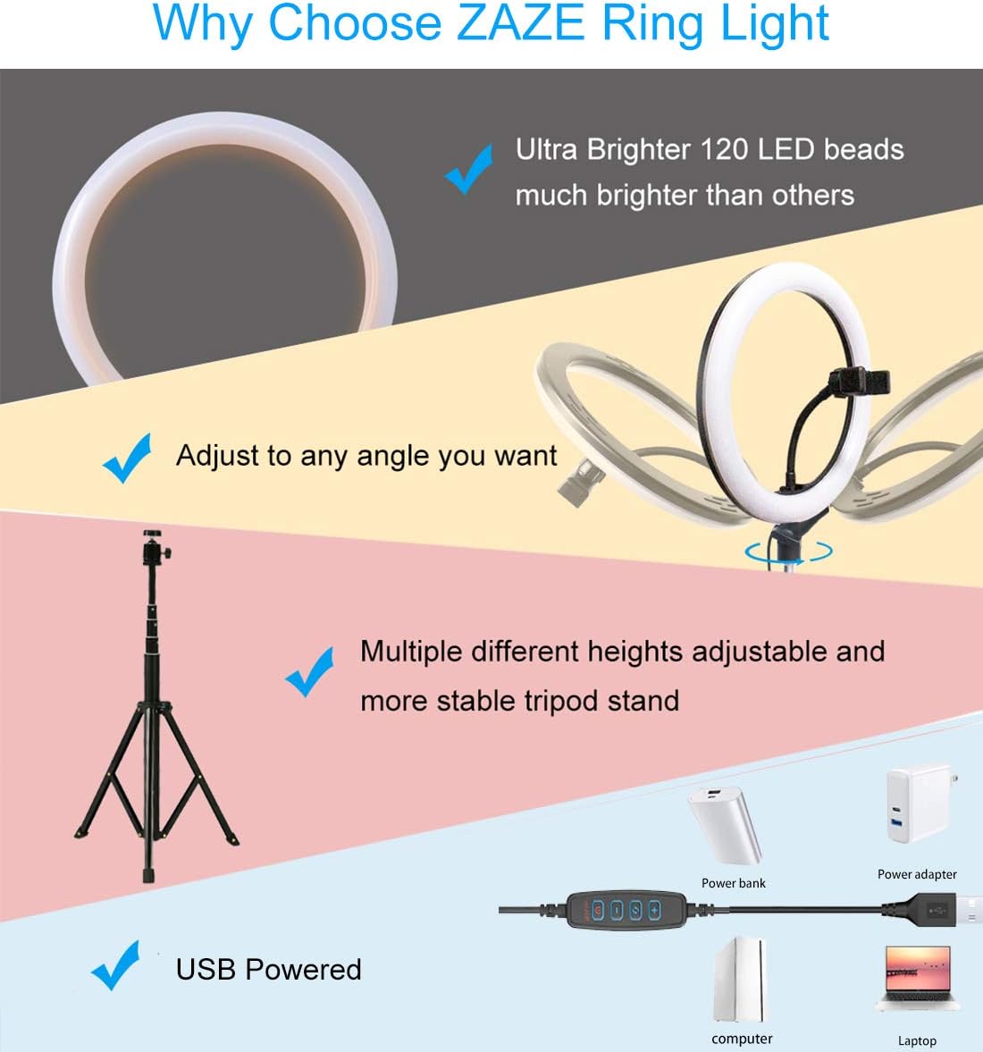 One-Day Sale: Up to 50% Off 10 Inch Selfie Ring Light with Stand and Phone Holder, Circle Light with Tripod, Dimmable 3 Colors, for Tiktok YouTube Video Recording Makeup Photography Live Steaming Photo, Adjusted Brightness Buy 2 get 3 10 Inch Selfie Ring Light with Stand and Phone Holder, Circle Light with Tripod, Dimmable 3 Colors, for Tiktok YouTube Video Recording Makeup Photography Live Steaming Photo, Adjusted Brightness
