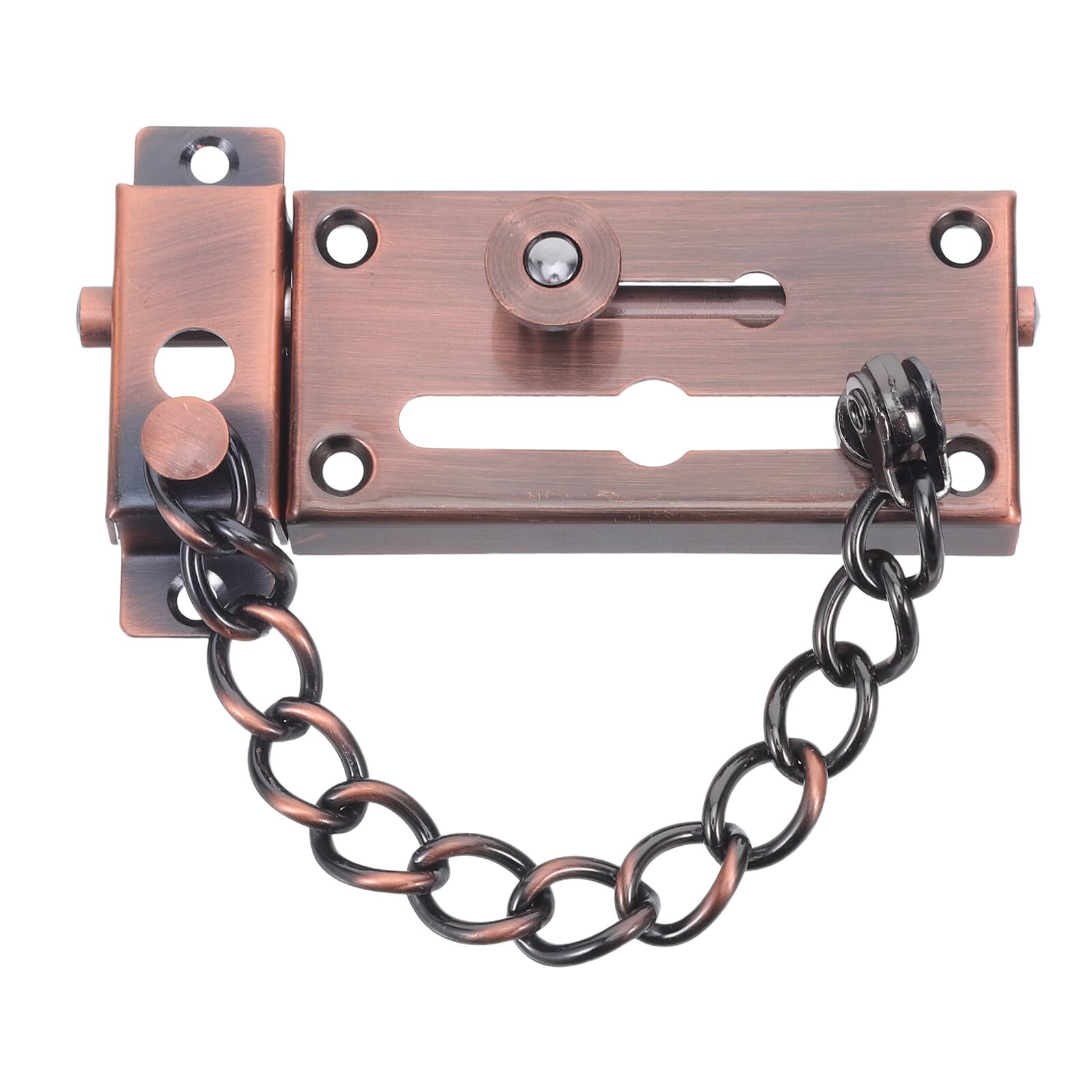 Cadena de puerta de seguridad jojofuny de acero inoxidable con pestillo para cerradura interior