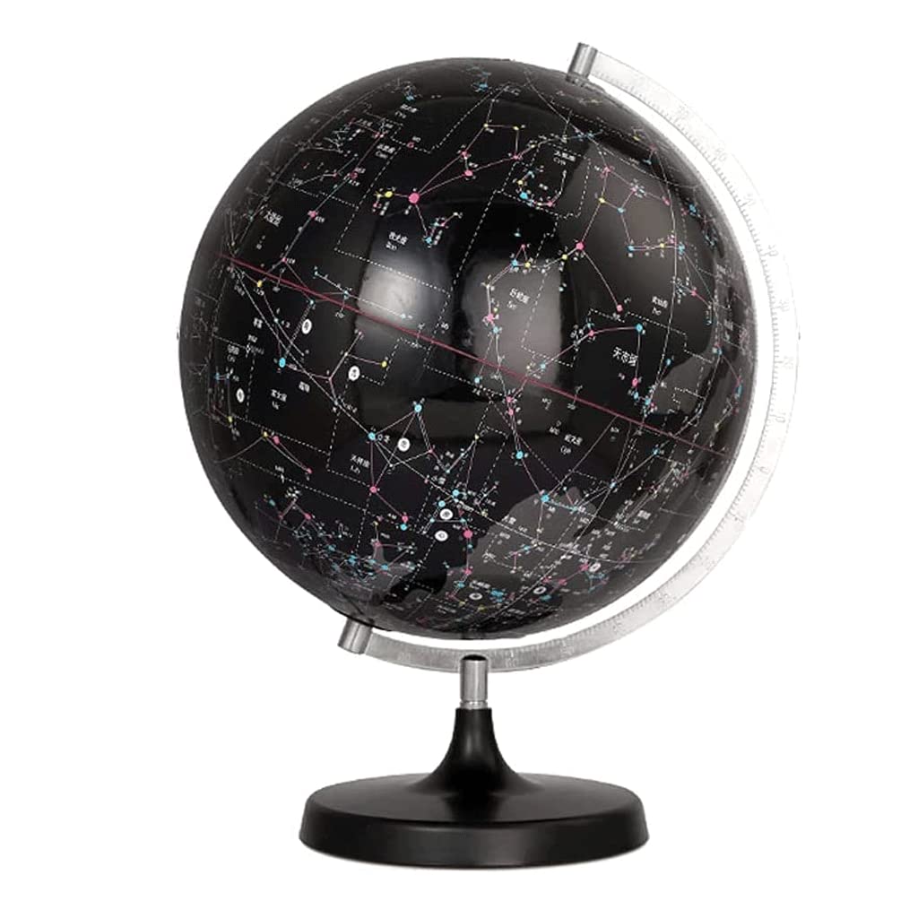 Gpdnbieu A Large Clear Constellation Globe Black With Glowing Text Marking(A)