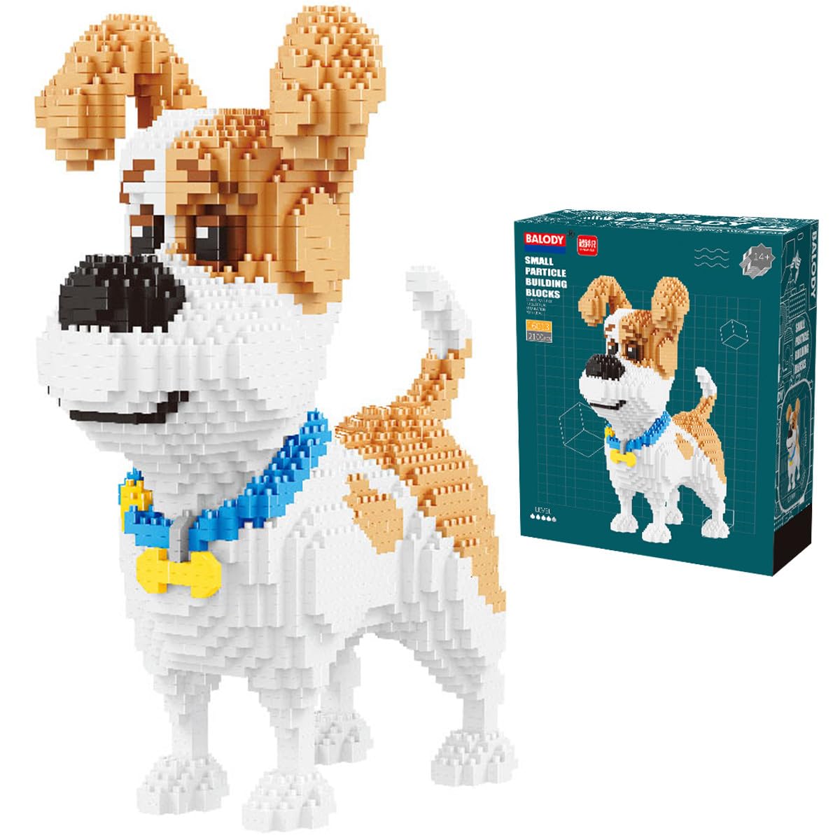 Amazon.co.jp: BALODY ブロック 犬 いぬ ビルディングブロック 動物