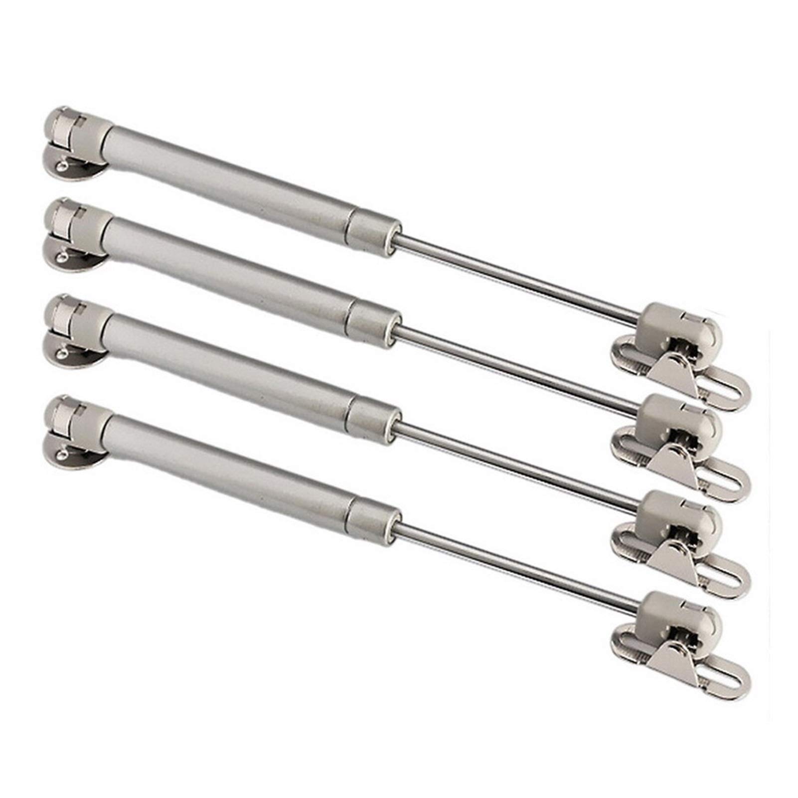 Shundeed 150N 4Pcs Hinge, Hydraulic Support Bar Hinge, Gas Strut Hold Lift Support Cabinet Hinge, Soft Close, Silent, With Screw(150N)