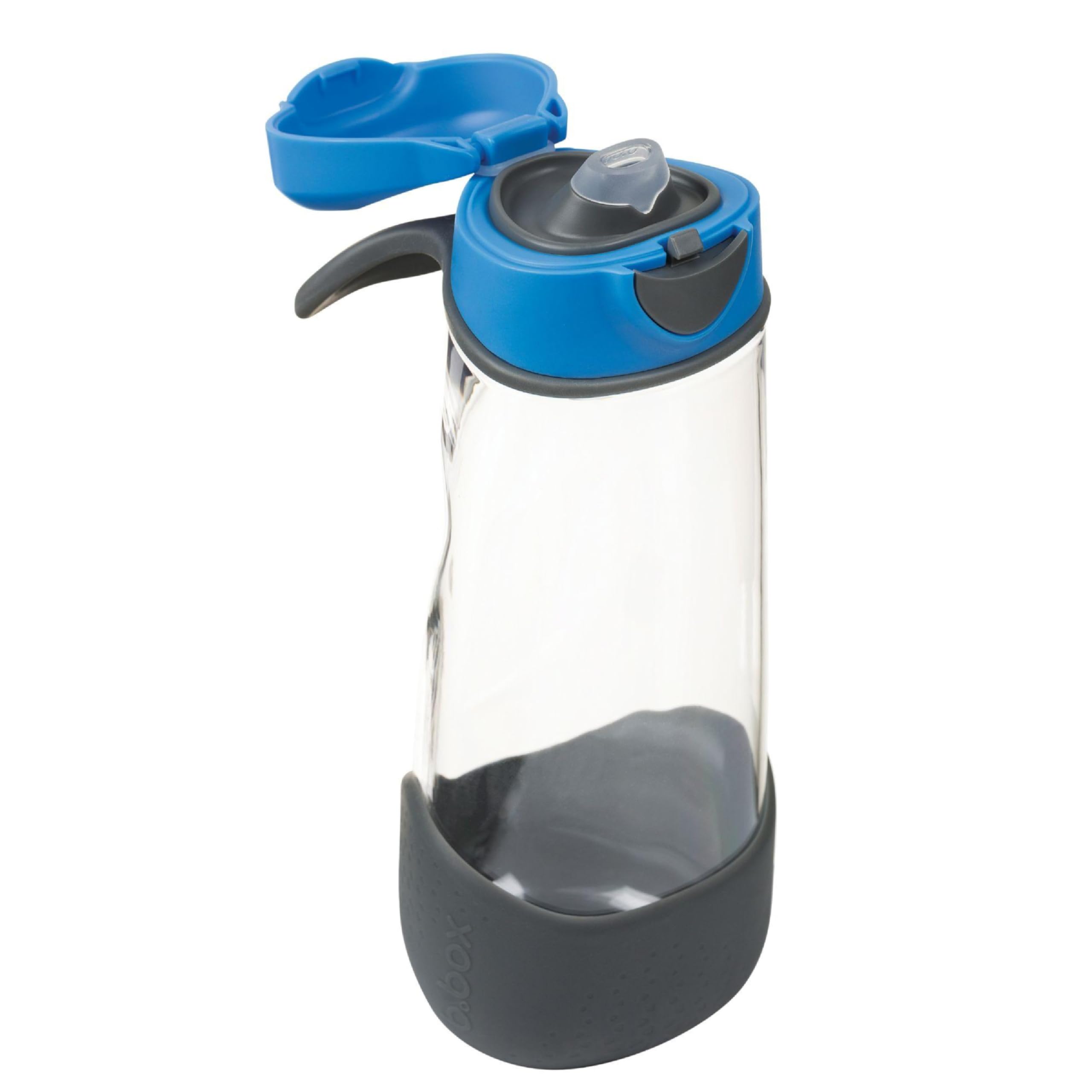 b.box Sport Trinkflasche | Griffige, Auslaufsichere Wasser- und Trinkflasche Kinder | Cooles, Modernes Design | Neigen und Trinken | 600 ml