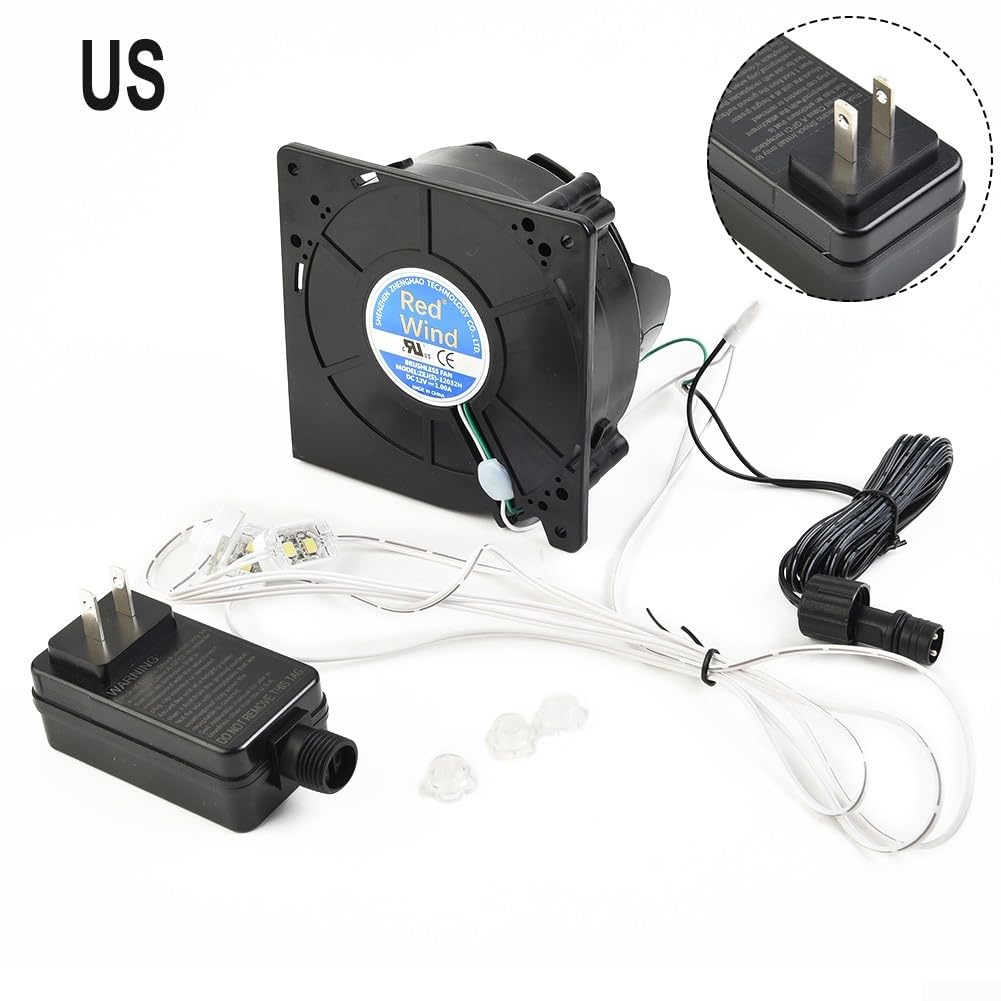 Souffleur d'air gonflable réutilisable avec guirlande lumineuse, mini souffleur d'air portable 12V 0.5A, ventilateur d'air durable 15 Souffleur d'air gonflable réutilisable avec guirlande lumineuse, mini souffleur d'air portable 12V 0.5A, ventilateur d'air durable 15