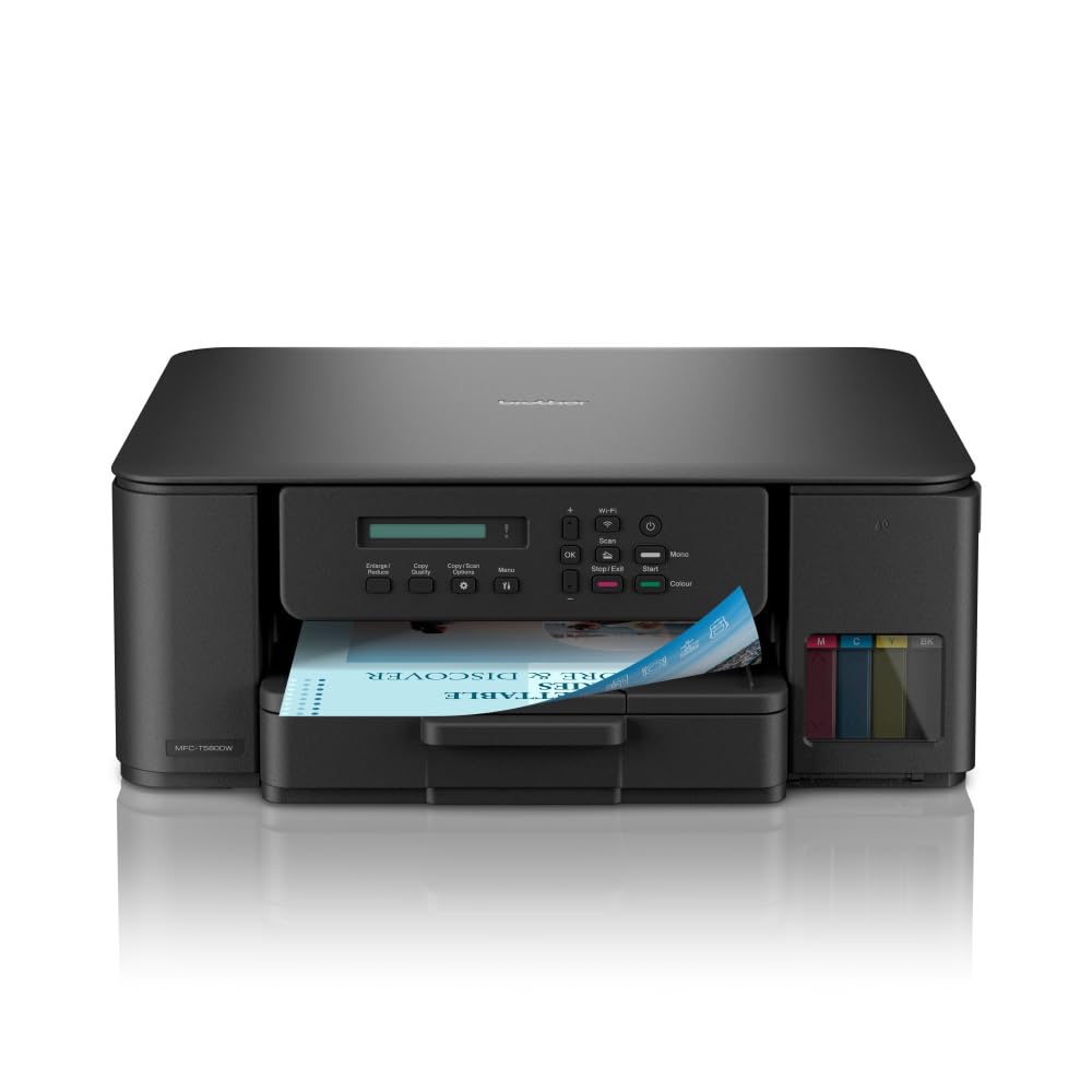 Brother tankbenefit DCP-T580DW nachfüllbarer 3-in-1 Tintentankdrucker | USB & WLAN