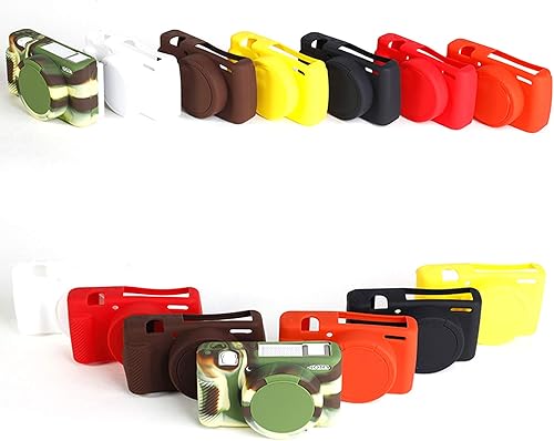 Miniatura 4 de Surpassed Profesional seguro silicona cámara caso cubierta cubierta cuerpo piel para Sony ZV-1 ZV1 ZV 1 Digital Vlogger cámara (blanco)