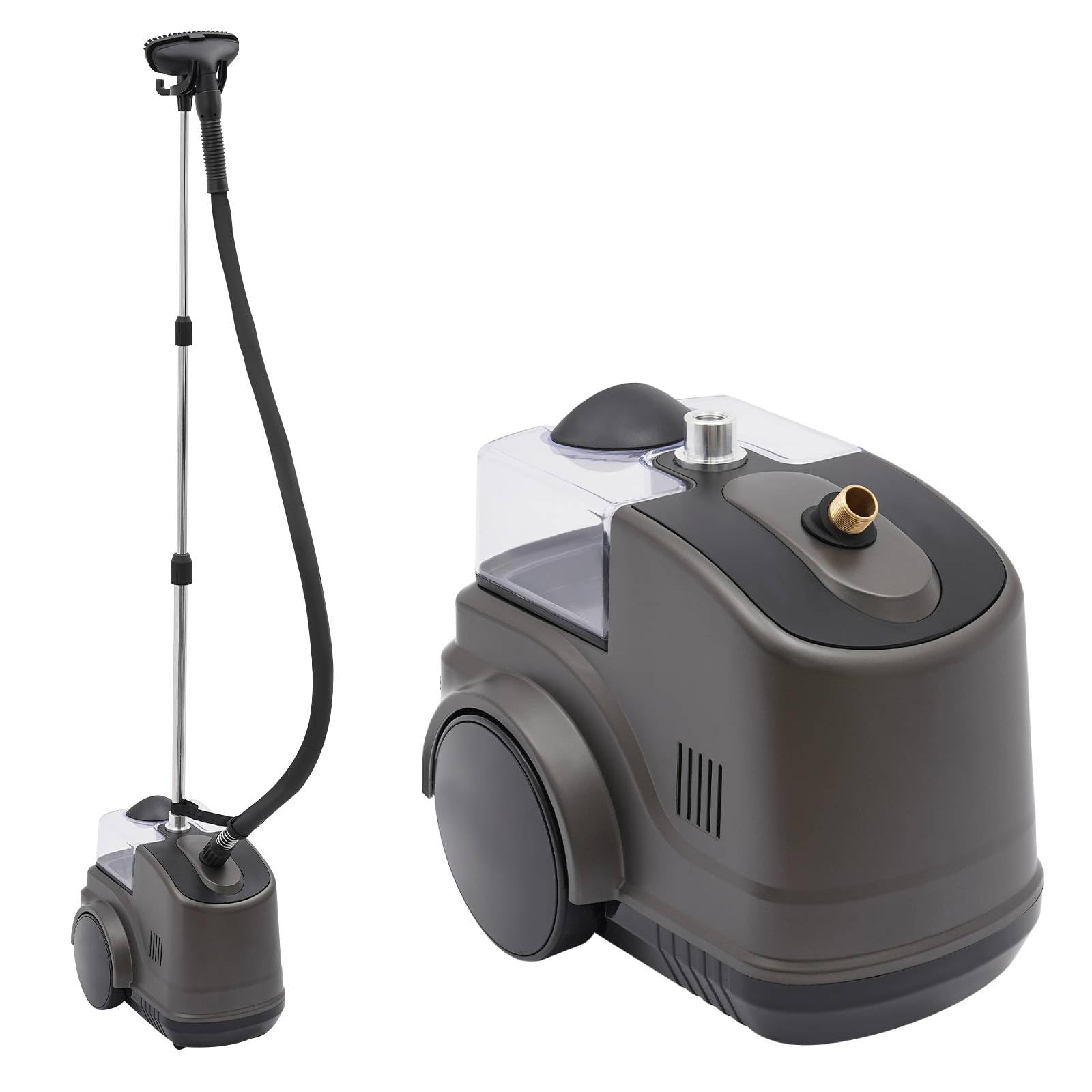 Steamer for Clothes, Standing Garment Steamer with 3L Water Tank, 45 Second Heatup, 1500W Adjustable Clothes Steamer Fabric Steamer with Roll Wheels for Easy Movement, Support Bar Height 68