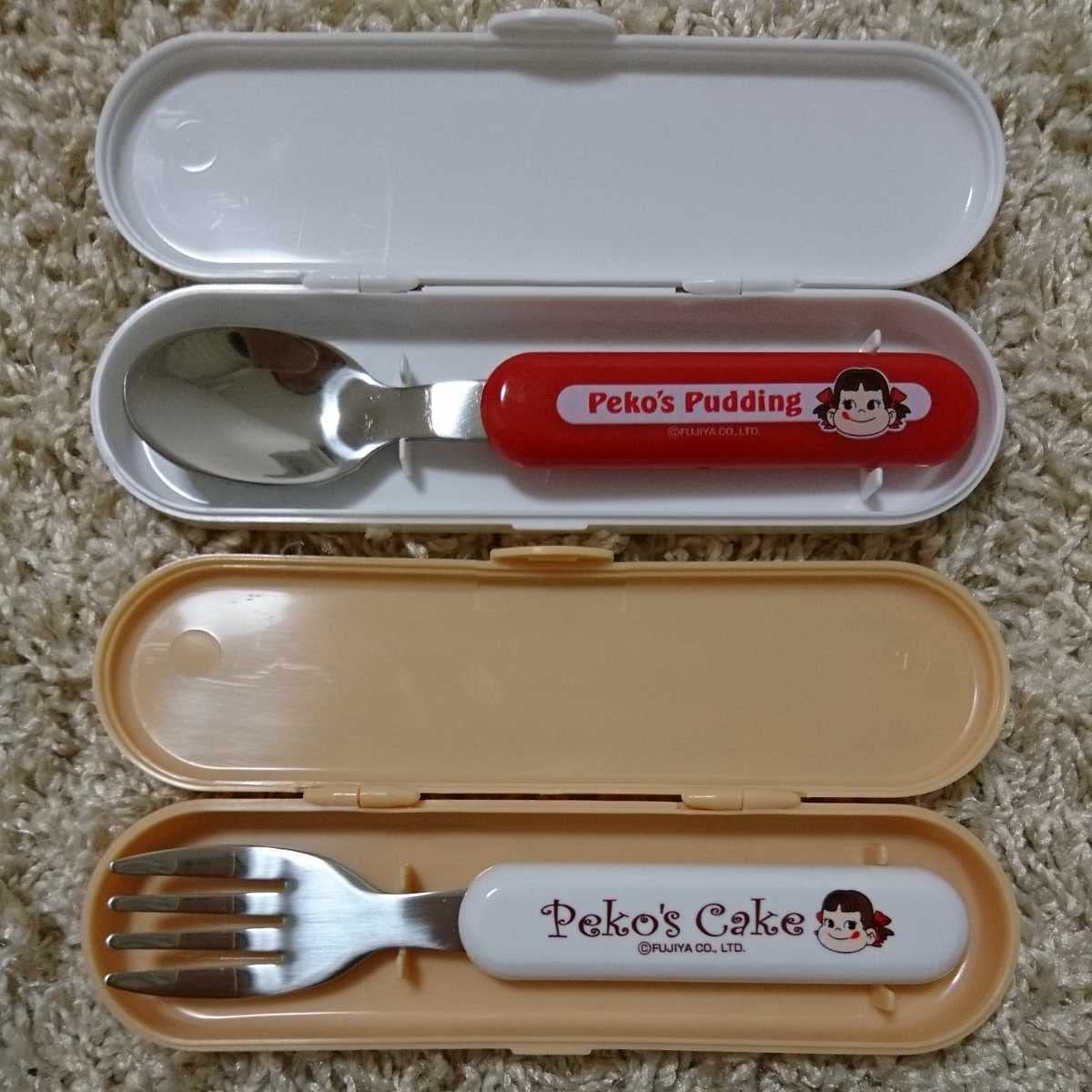 Amazon | 不二家 FUJIYA ペコちゃん プリンスプーン スイーツフォーク