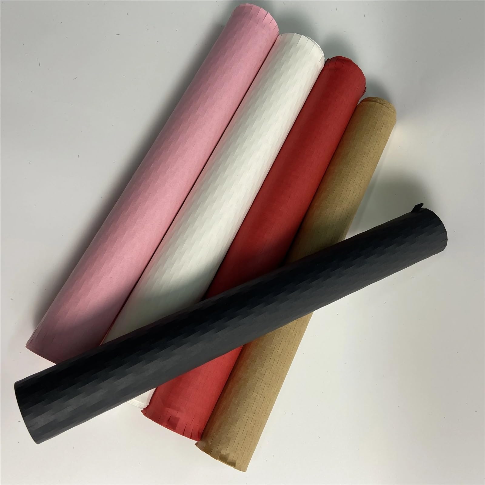 Papier pakowy o strukturze plastra miodu, Rolka papieru opakowaniowego o strukturze plastra miodu, folia bąbelkowa wielokolorowa 30-50 cm x 3-10 m(Black 50cmx10m)