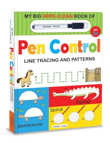 Image of My Big Wipe And Clean Book of Pen Control for Kids : Line Tracing And Patterns