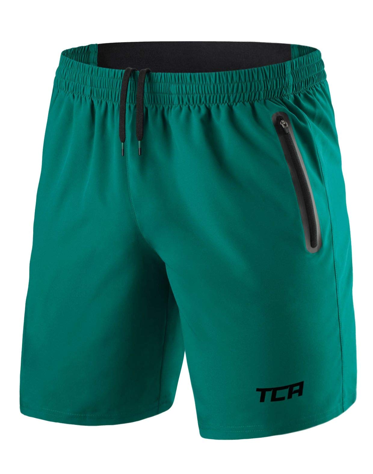 Tcamens Elite Tech Lightweight Running Or Gym Training Shorts Zip