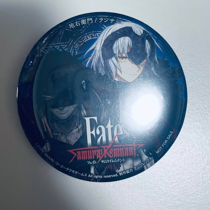 東京ゲームショウ Fate サムライレムナント 缶バッジ 非売品 東京ゲームショウ Fate サムライレムナント 缶バッジ 非売品