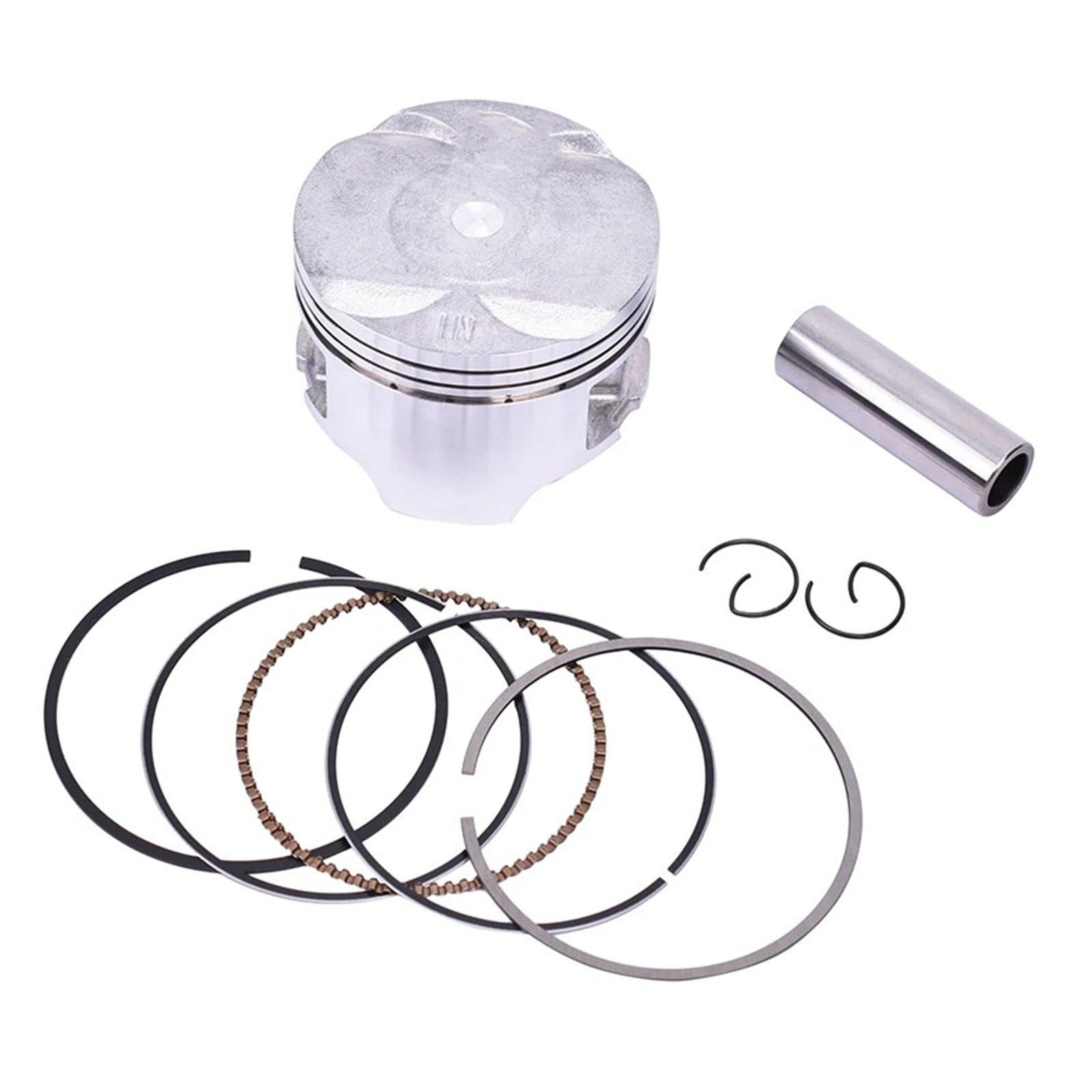 Para NX250 Para Dominator AX-1 NX-1 250 Kit Segmentos Pistón STD 70mm Motor Motocicleta Juego Pistones Anillas Pistón cilindro motocicleta(70.50mm)