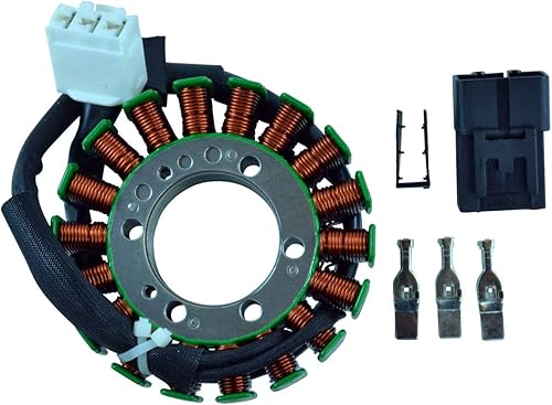 Miniatura 4 de RMSTATOR Repuesto para generador estator Yamaha FZ6 R & XJ 600 2009-2017 | OEM Repl.# 20S-81410-00-00 FZ6R XJ600 XJ6