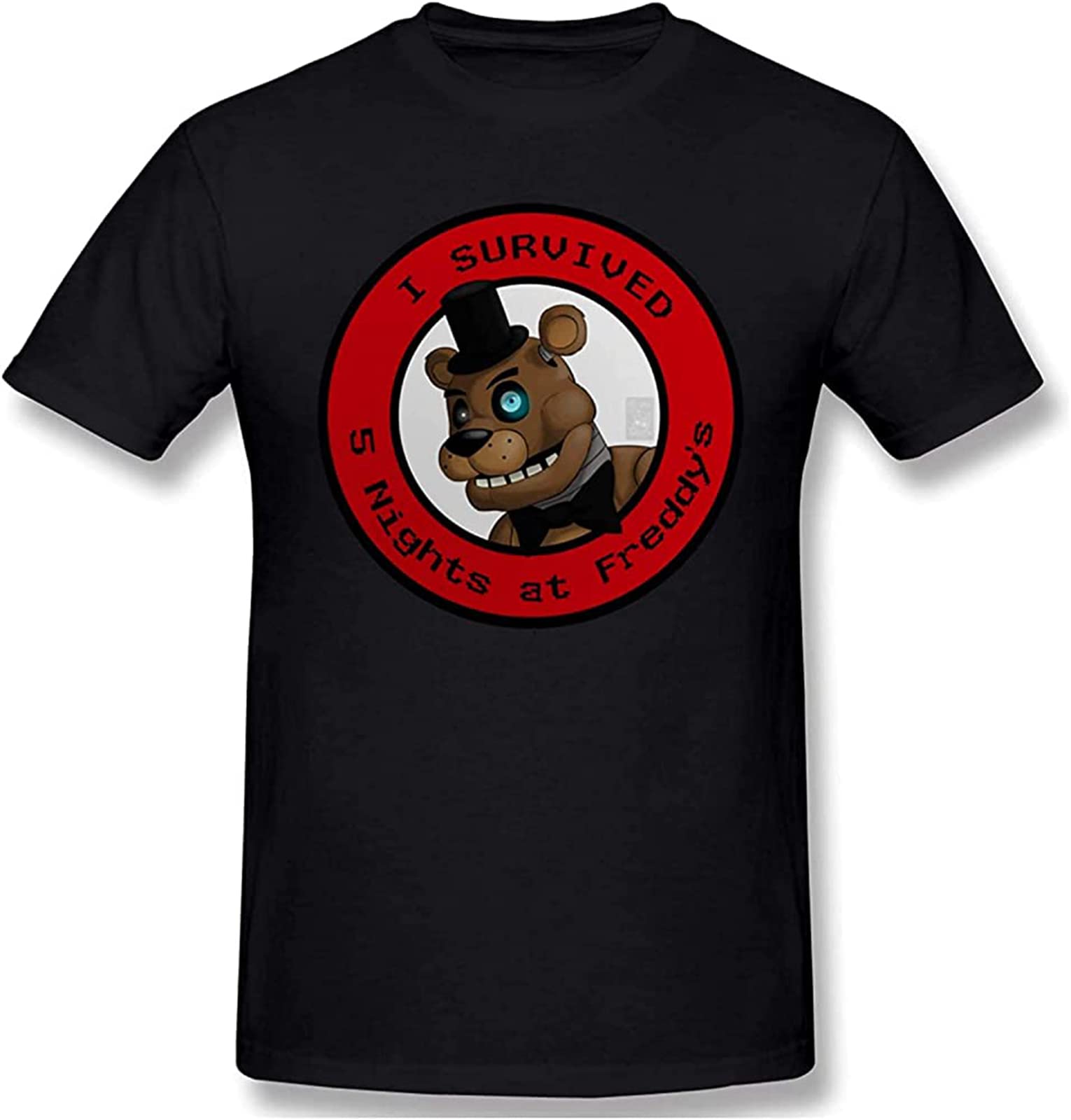 salvare Men's Fi_Ve Nig_Hts A_T Fred_Dy'S Cotton Lightweight Classical Vintage Short Sleeve T-Shirt