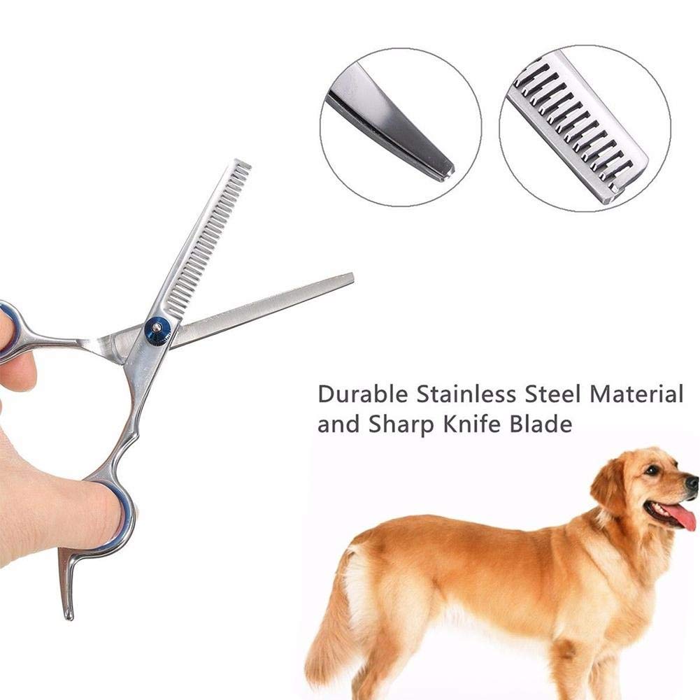 Tool Kit 6-Inch salone professionale del barbiere parrucchiere forbici cesoie di taglio di capelli con il pettine for Pet Grooming lo styling dei capelli 5pcs