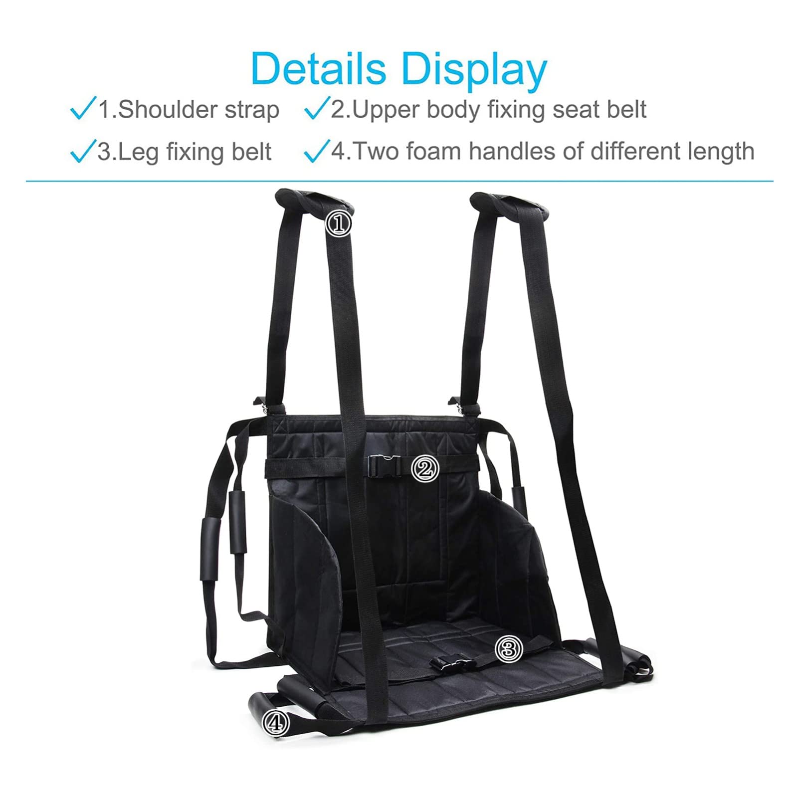 Amazon.co.jp: 車椅子搬送ベルト、医療用搬送リフトスリング