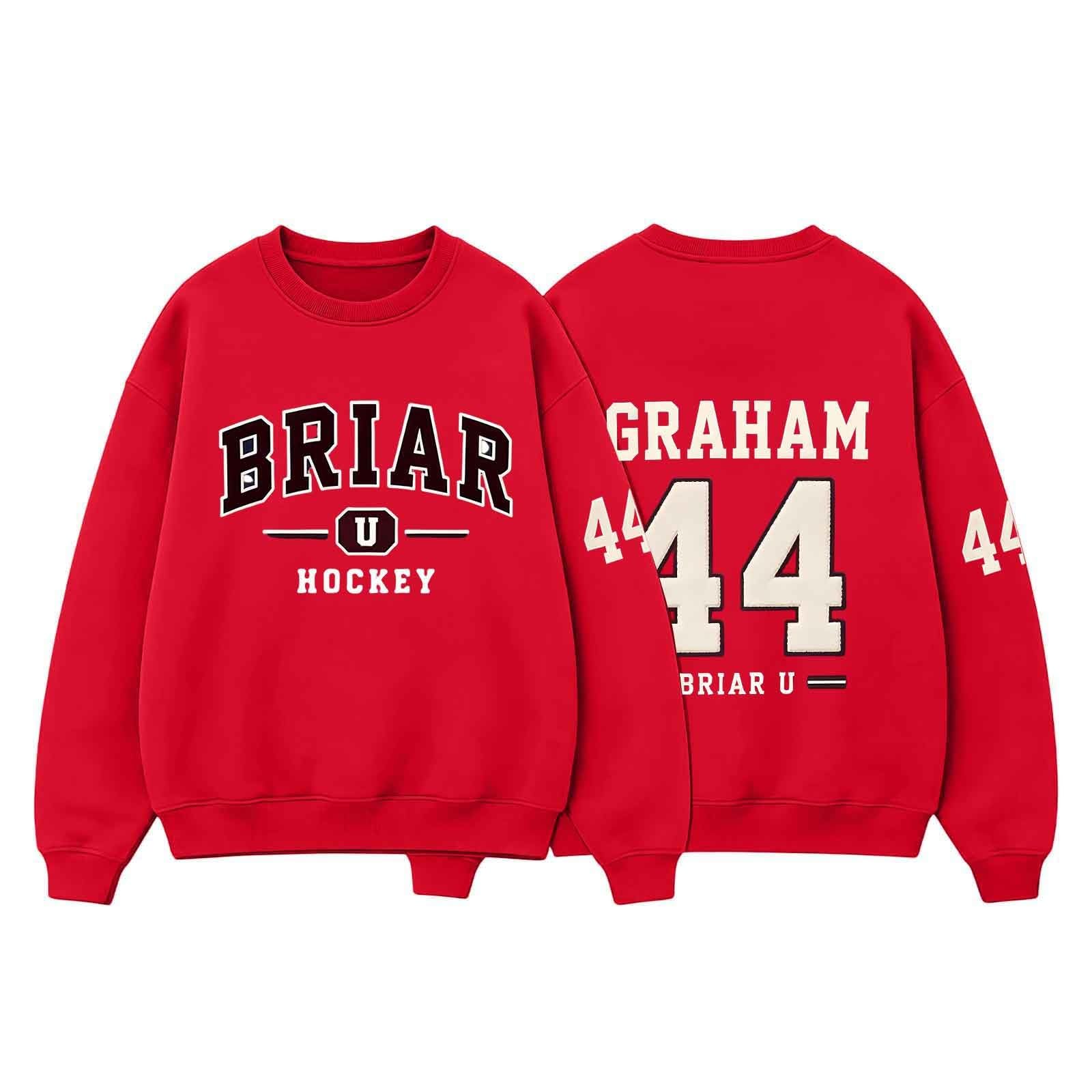Off-Campus Sweatshirt Grahams 44 Di Laurentis 66 Briar U Hockey Merch Shirt
