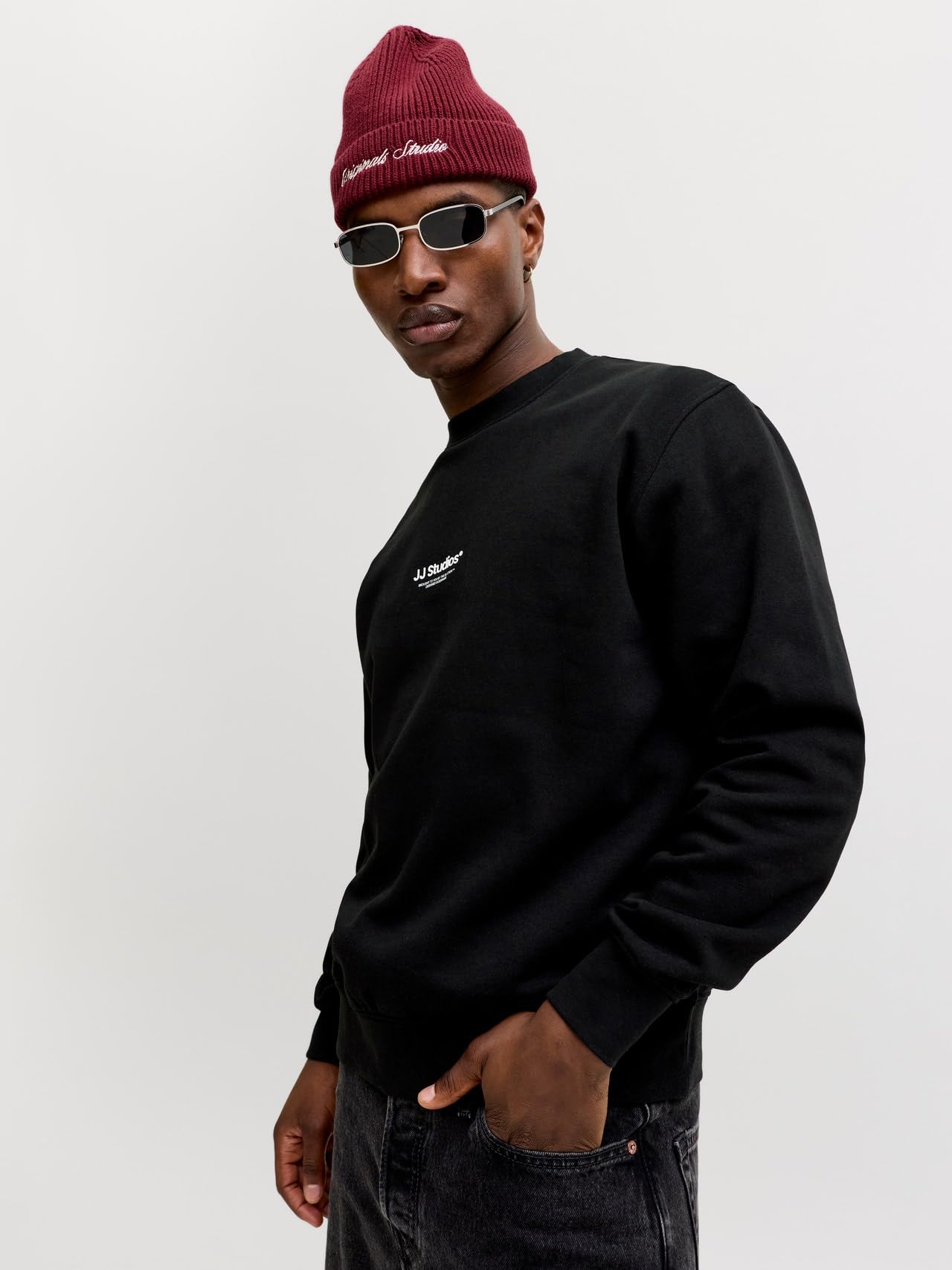 JACK & JONES Jjesoho Sweat Crew Neck Noos Jjesoho Sudadera con Cuello Redondo Noos Hombre (Pack de 1)