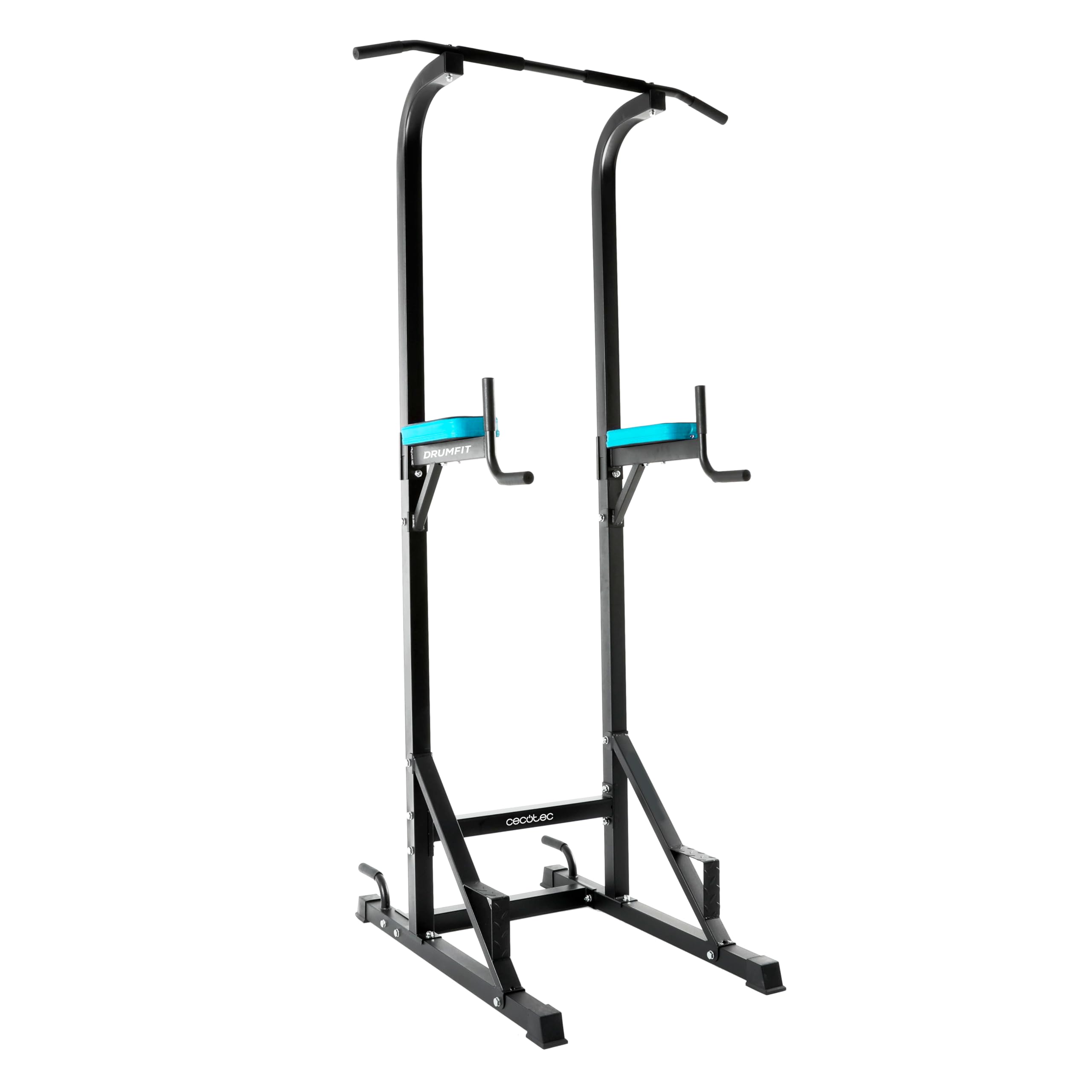 Torre de musculación Drumfit PullUps 4000 con rack de dominadas ajustable 7