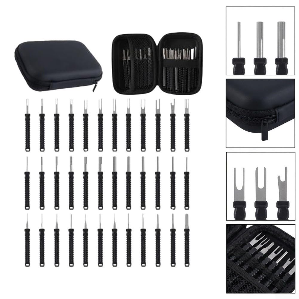 Kit Extractor de Pines 39 Piezas para acero Inoxidable Kit Extractor