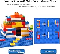 Vista 2 de LVHERO Paquete de 8 placas base clásicas para ladrillos de construcción 100% compatibles con todas las marcas principales - Placa base, 10 x 10