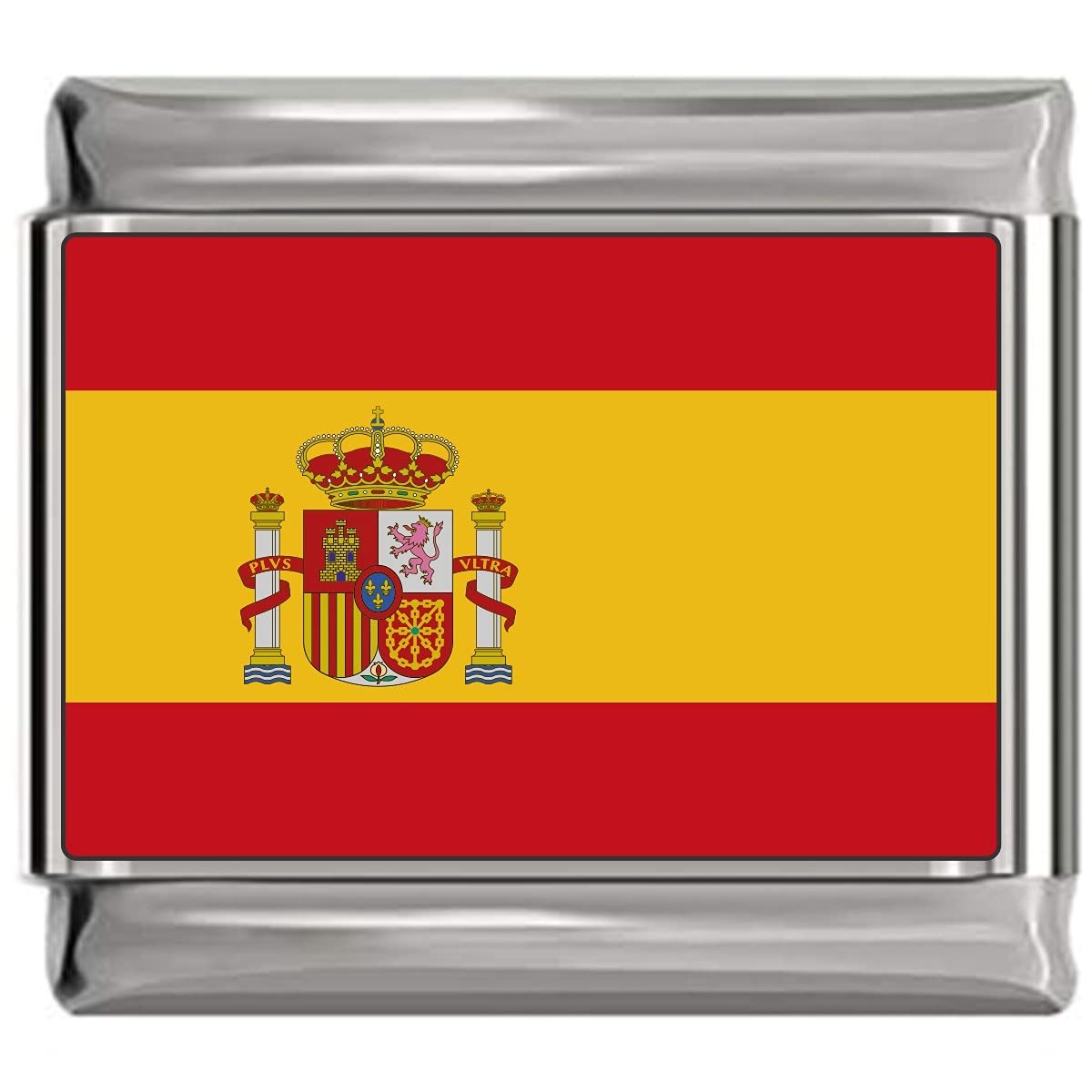 NewCharms Spain Photo Flag Italian Charm Bracelet Jewelry Link