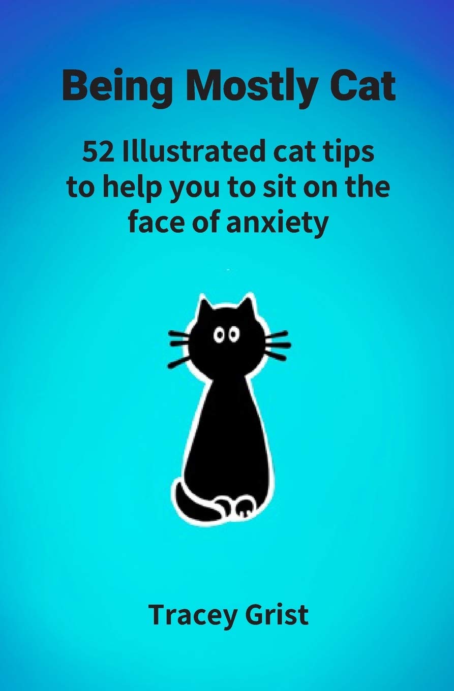 Being Mostly Cat: 52 Illustrated cat tips to help you to sit on the face of anxiety: 1