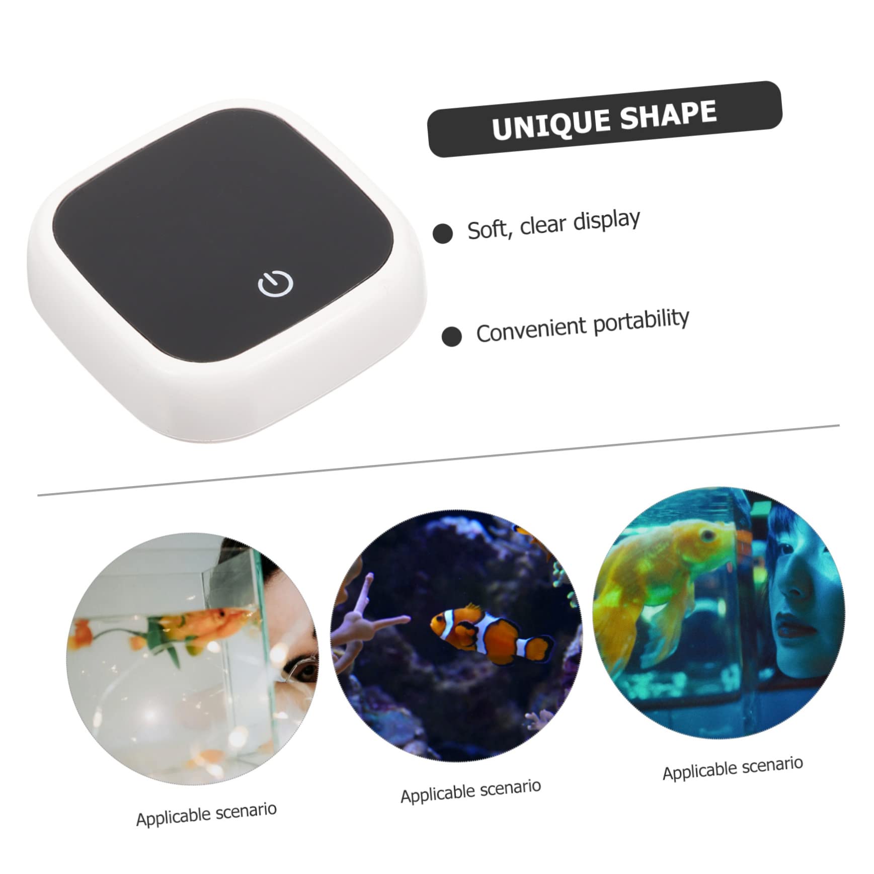 BESPORTBLE 5stücke Digital Aquarium Thermometer Wasserdichtes Leicht Installierbares Thermometer Für Aquarien Präzise Temperaturmessung Geeignet Für Verschiedene Fischarten Und