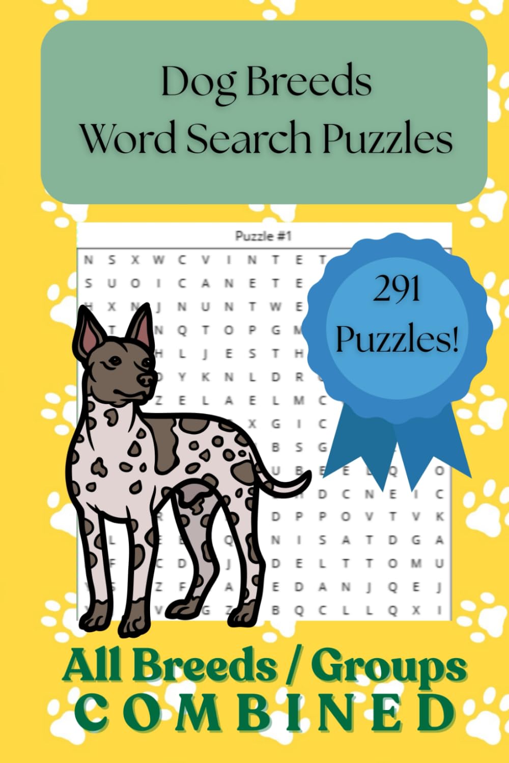 Dog Breeds Word Search: All Groups/Breeds Combined (Purebred Pets Breed Word Search)