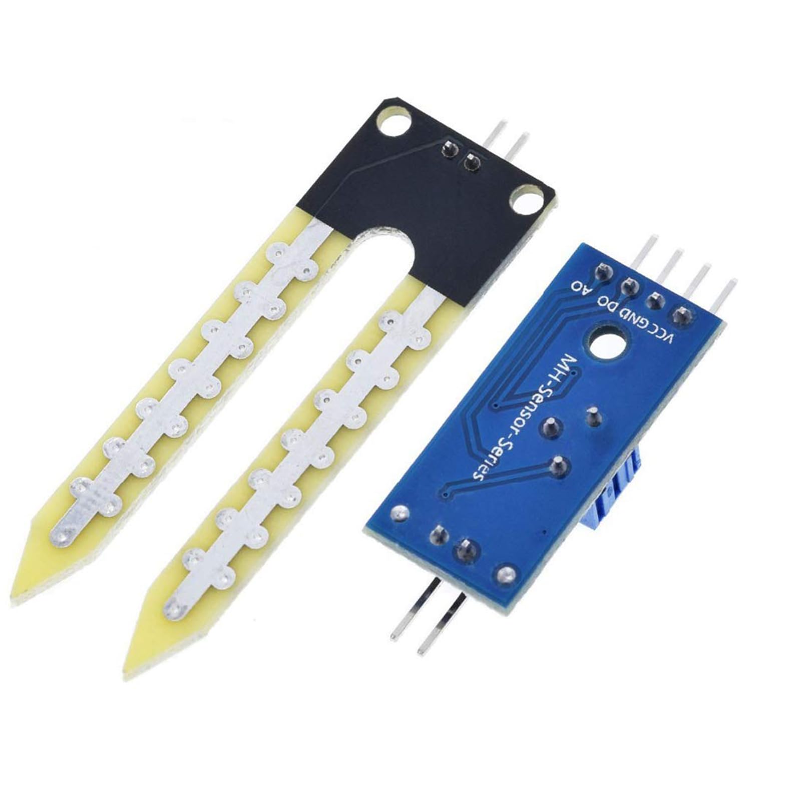 5 Pieces of LM393 3.3V-5V Soil Moisture Detection Sensor, Soil Humidity Sensor,Soil Hygrometer for Arduino Automatic Watering Systems,Robots, and Smart Cars