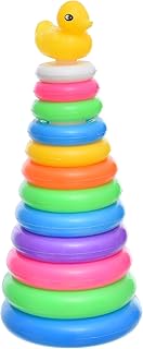 High Quality A duck with its babies in the middle of a rubber duck pack of 8 ducks For Kids, Gift,fun and entertainment - Multi Color