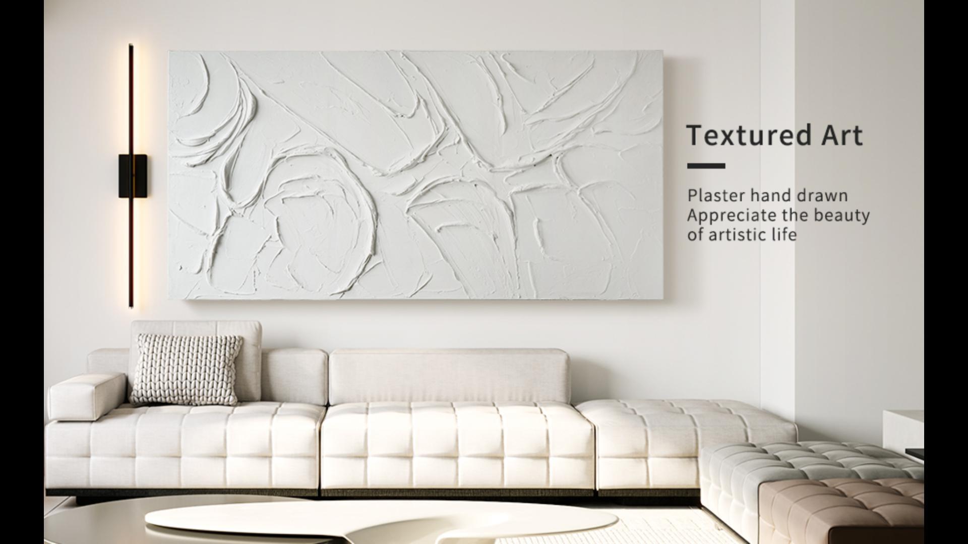 Amazon.com: GeekMacro Abstract Textured Wall Art Hand Painted