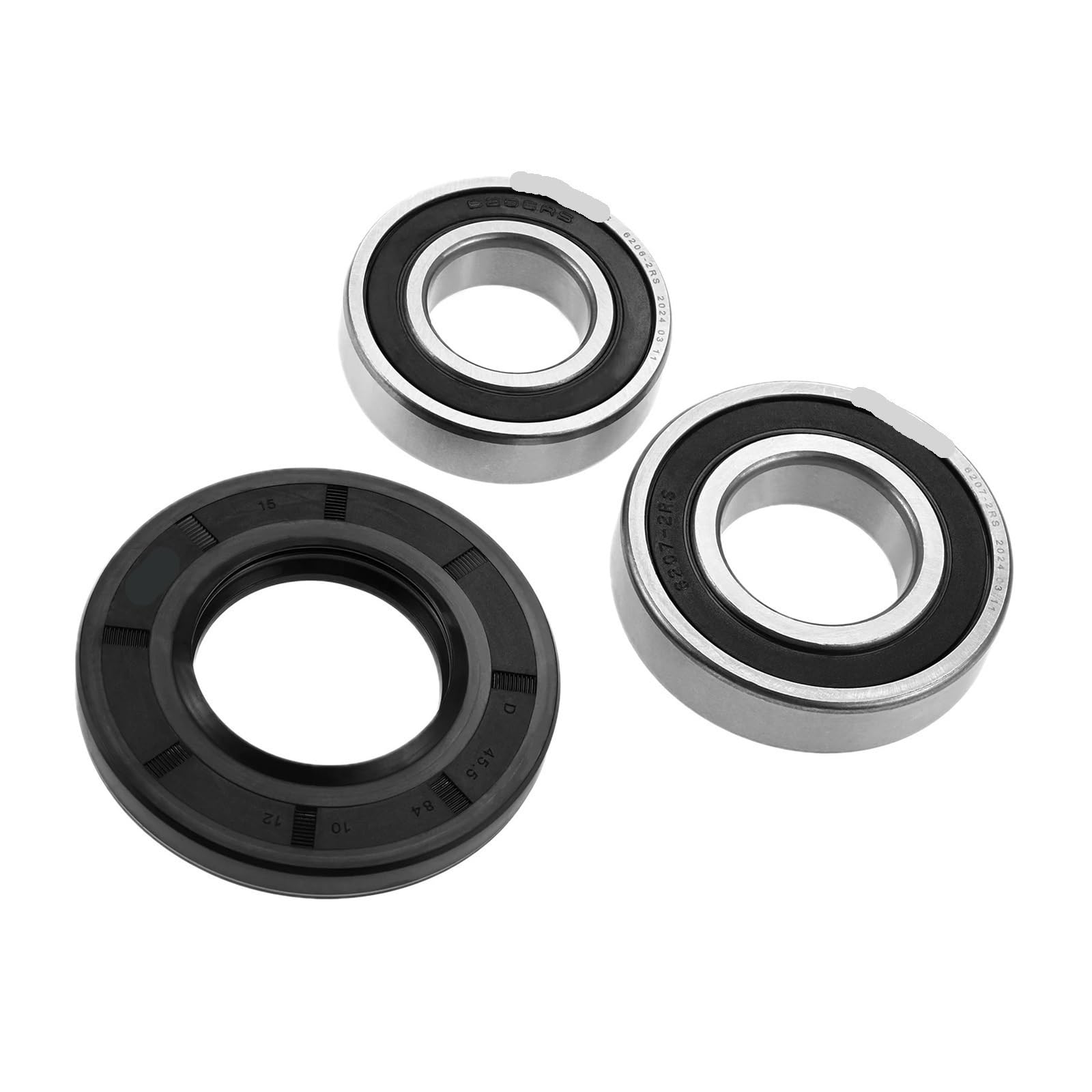HIZON Kit de Sello de rodamiento de bañera de Lavadora, Compatible con Samsung, DC62-00156A 6601-002637 6601-000148 DC97-17040B DC97-19636A, 3 uds.
