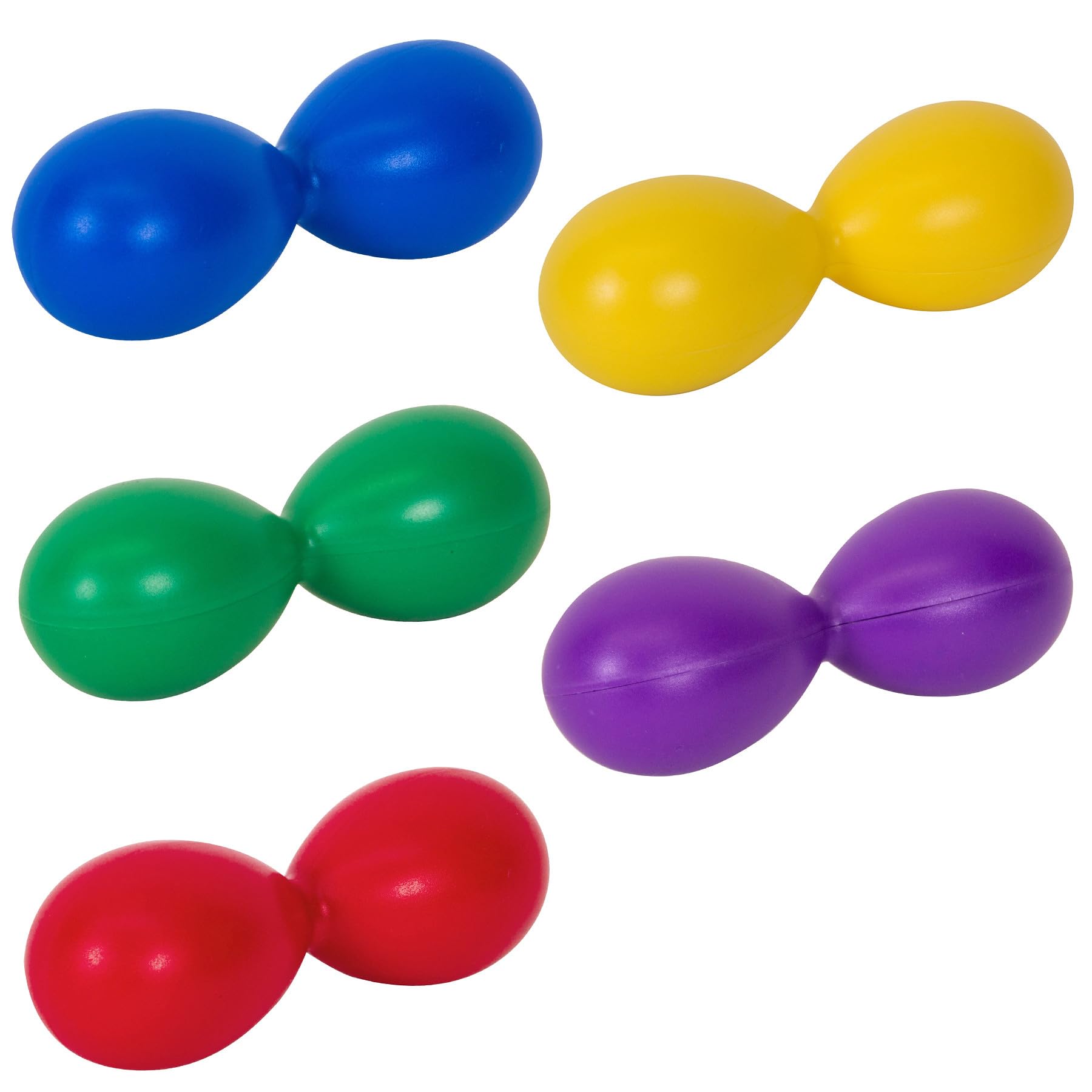 Westco Educational Products Double Egg Shakers, Set of 5