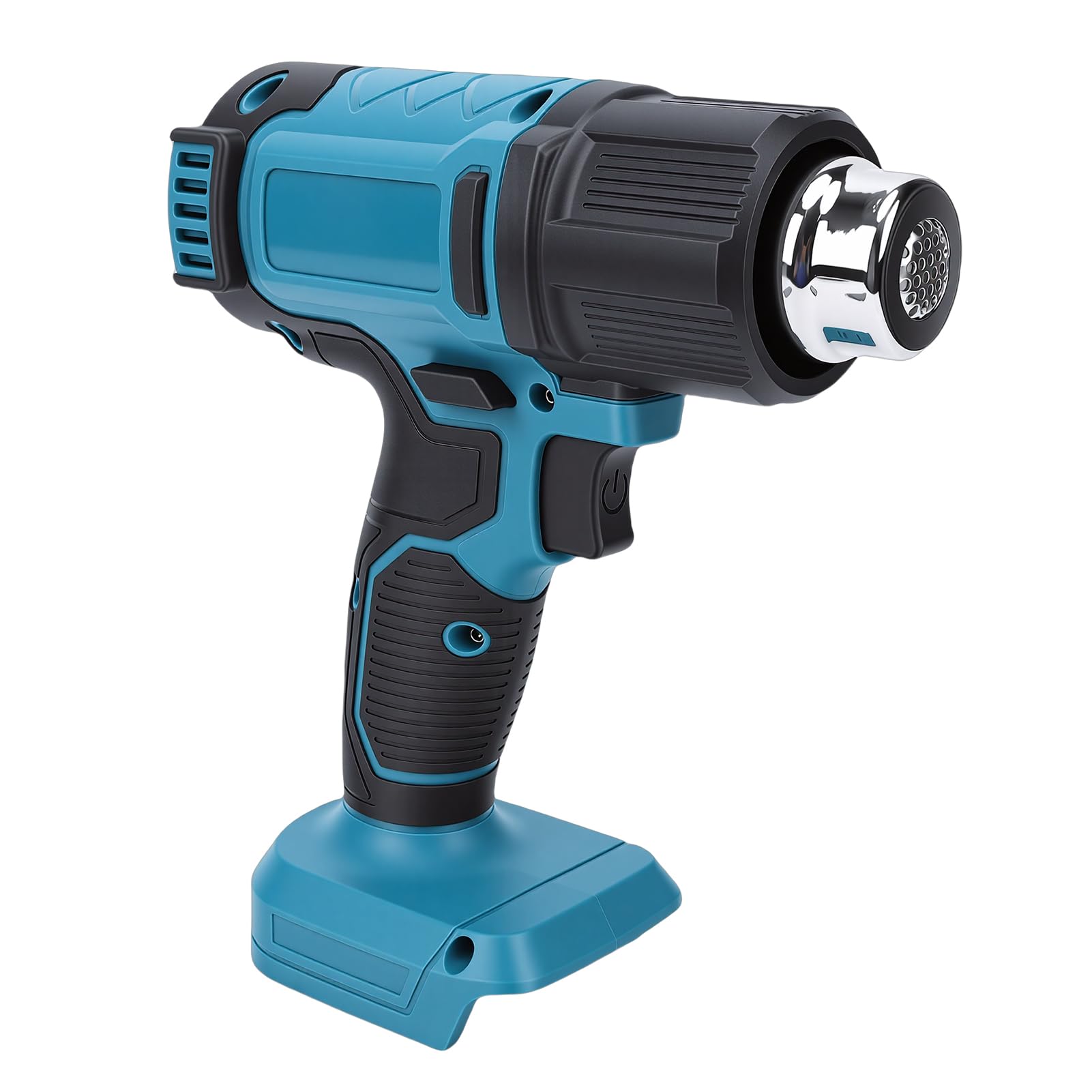 Wakects Pistola de Calor Inalámbrica, Herramienta Digital de Aire Caliente ABS de 140 a 1022 F, Temperatura Ajustable, Pantalla LCD de Calentamiento Rápido de 350 W con 3 Boquillas para Manualidades