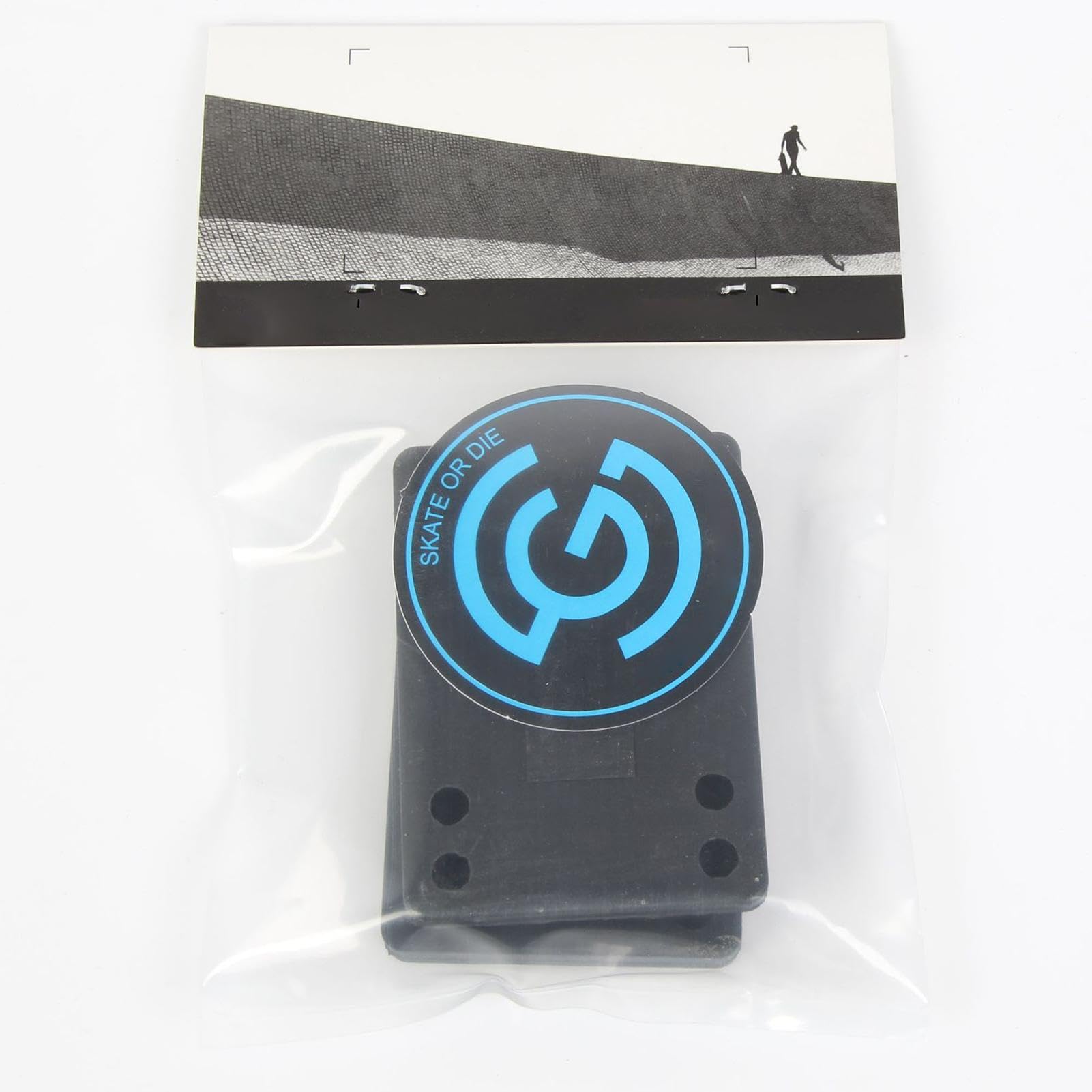 Générique Skateboard Shock Pads, Angle Wedge Riser Pads. Rubber Skateboard Pads. Wheelbite Prevention Pads. Shock Absorbers. Skateboard Riser Pads Soft Rubber 72x52mm/2.83 X 2.05inch