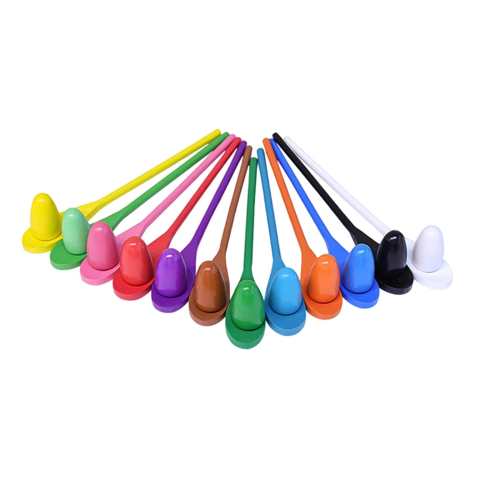 ＡＷＨＡＯ 12-Piece Egg And Spoon Race Party Set for Parent-Child Activities in The Garden