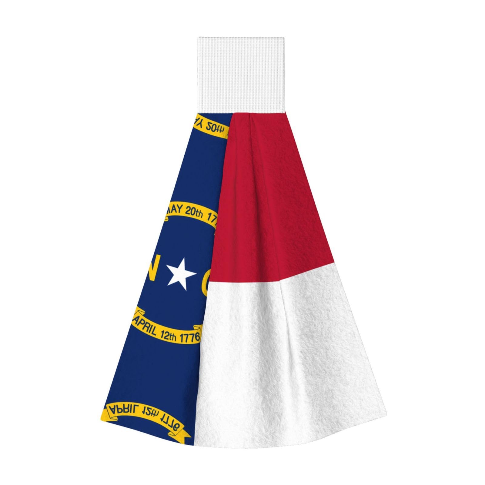 North Dakota Flag Highly Absorbent Dish Towels Soft Coral Fleece Wipe