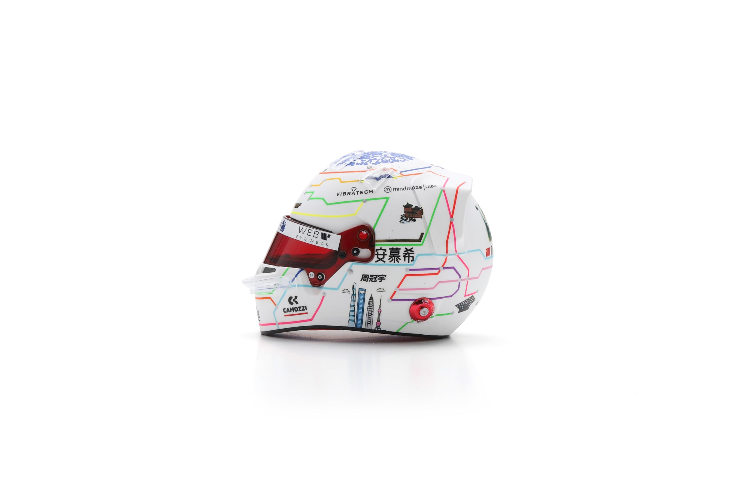 Générique Casque Miniature Spark 5HF155 - Zhou Guanyu Sauber GP Chine 2024 (1/5)