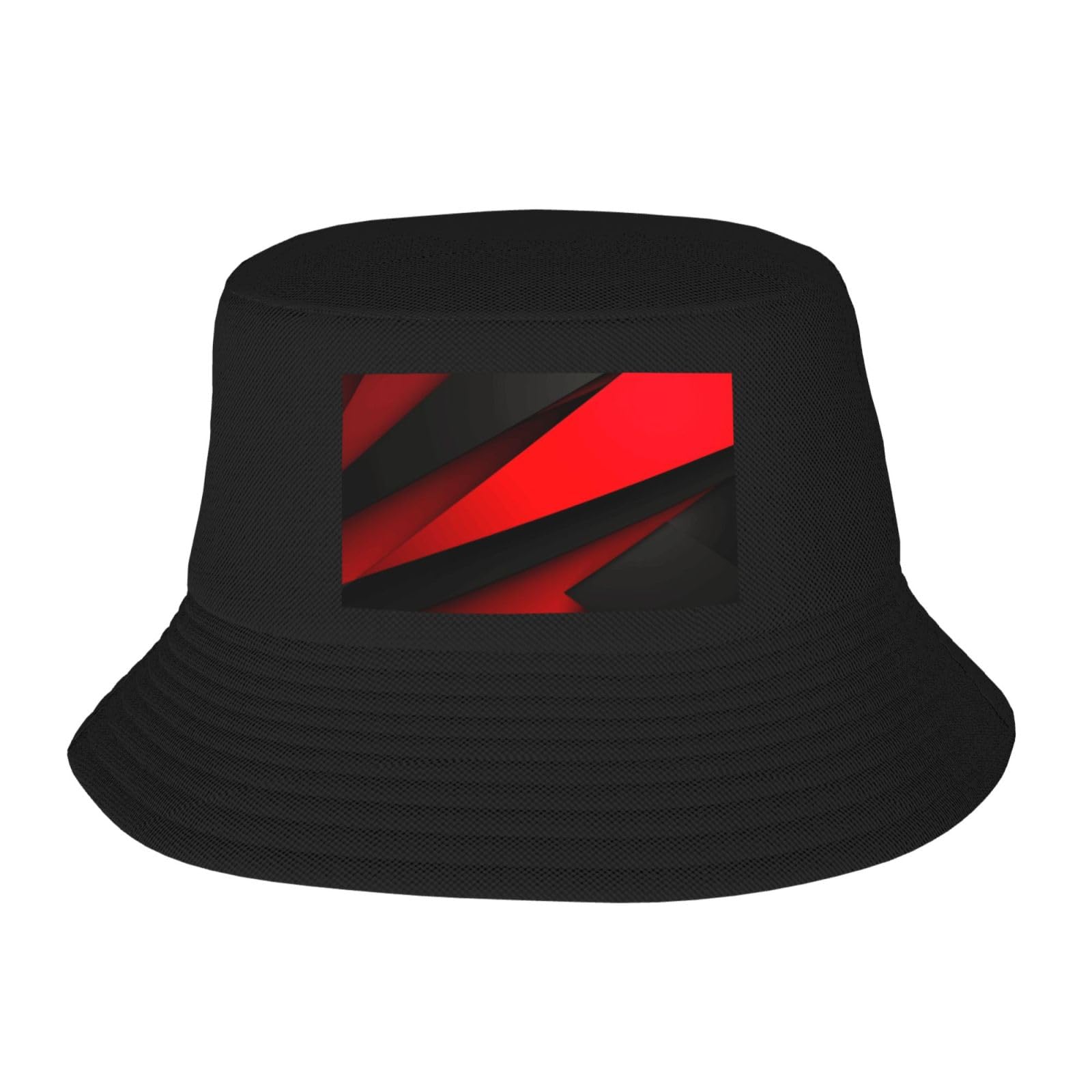 XOPEKVLAWM Sun Hats for Men Women Summer Sun Beach Fishing Cap Red Black Bucket Hat Unisex Fisherman Hat