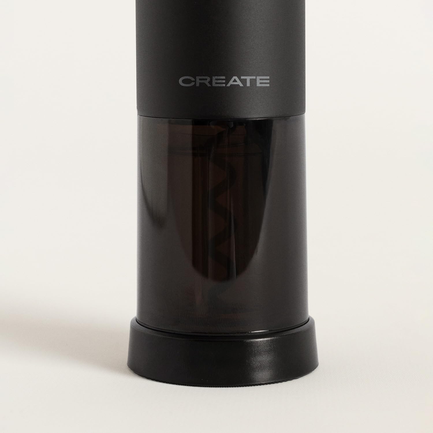 CREATE/WINE OPENER/Tire-bouchon électrique avec accessoires noir/Autonomie pour 50 bouteilles, 4 vitesses, indicateur de batterie, 4 accessoires, chargeur USB-C, 15W