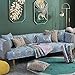Suuki robuste Chaiselongue Sofabezug,Wohnzimmer Dekorative Couchbezug Für Frühling,Sommer,Herbst Winter-Light_Blue_90 * 160cm werfen-Verkauft in stück