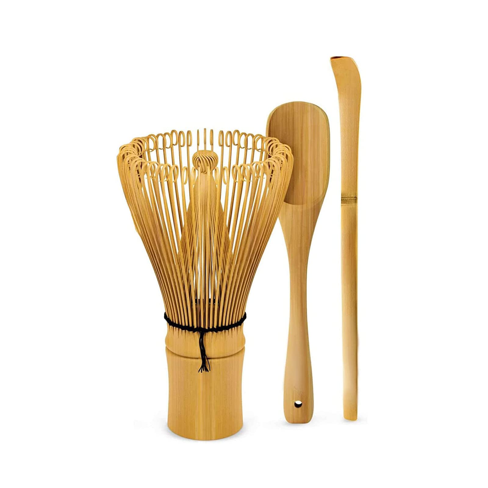 THE WHITE SHOPJapanese Tea Set, Matcha Whisk (Chasen), Traditional Scoop (Chashaku), Tea Spoon, The Perfect Set to Prepare a Traditional Cup of Matcha.