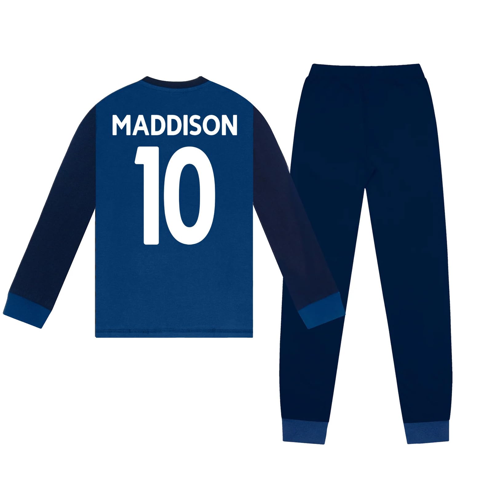 Tottenham Hotspur FC Boys Maddison 10 Long Pyjamas Navy 9-10 Years