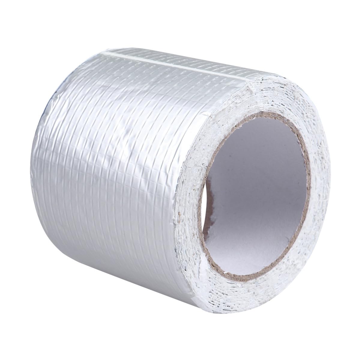 POPETPOP Cinta Adhesiva de Butilo para Reparar Techos y Tuberías, Resistente al Agua Aluminio y Caucho Butílico, 10 Cm X 10 M, Buena Ductilidad para Uso Industrial