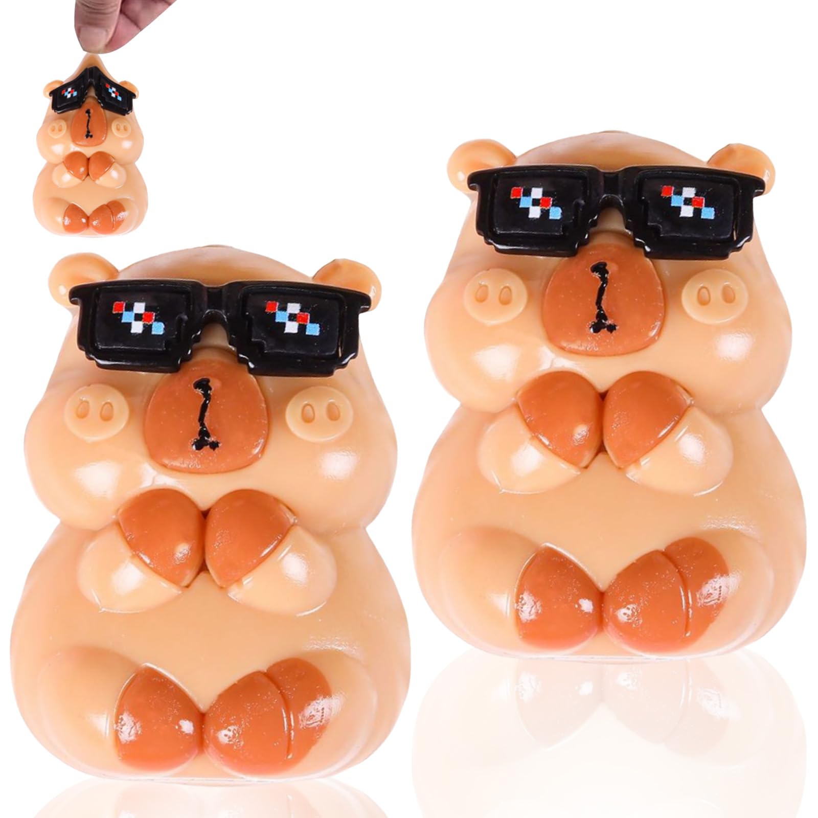 BOSSETY Squishy Spielzeug 15cm - Anti-Stress Fruchttoast Design