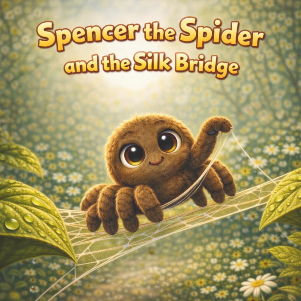 Spencer the Spider and the Silk Bridge: A Nature Picture Book About Spider Silk, Garden Adventures, and Problem-Solving for Kids (Lilly’s Little Garden of Wonders)